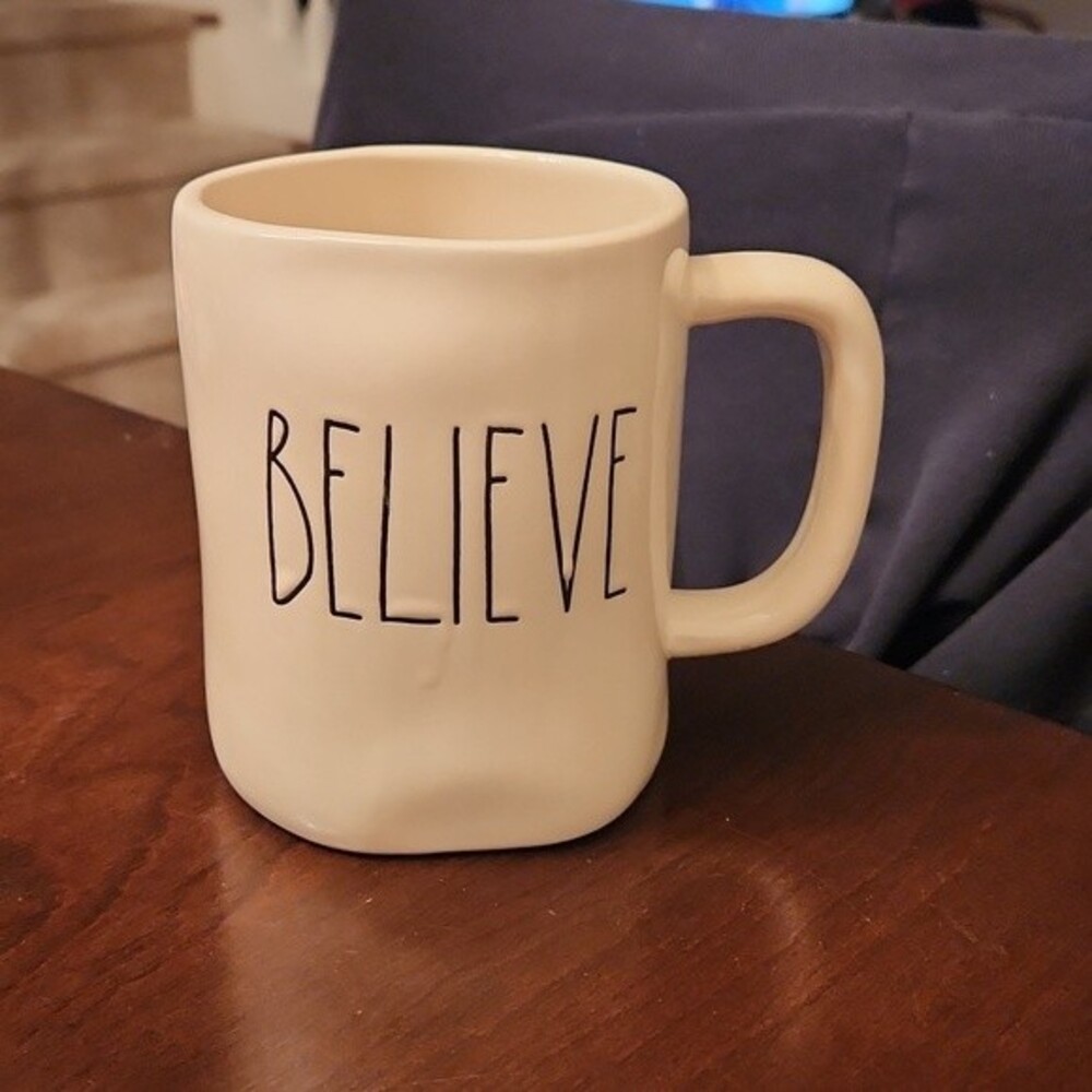 Rae Dunn "Believe" Mug